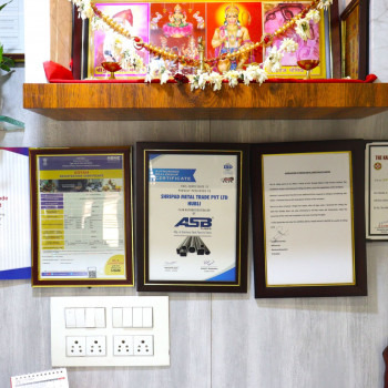 Our Showroom Certificates